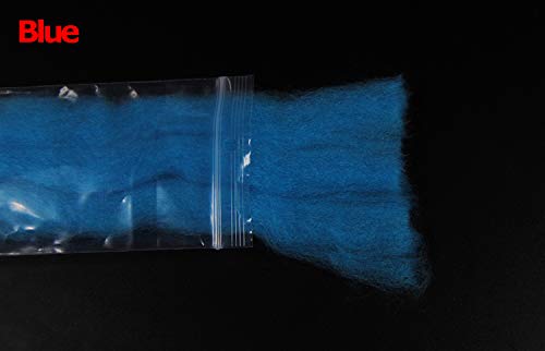 GREATFISHING 12 Color/Set 12pc Fly Tying Egg Yarn Glow Bug Yarn Fiber Baitfish Lure Parachute Fly Tying Material Streamer Flies - NewNest Australia