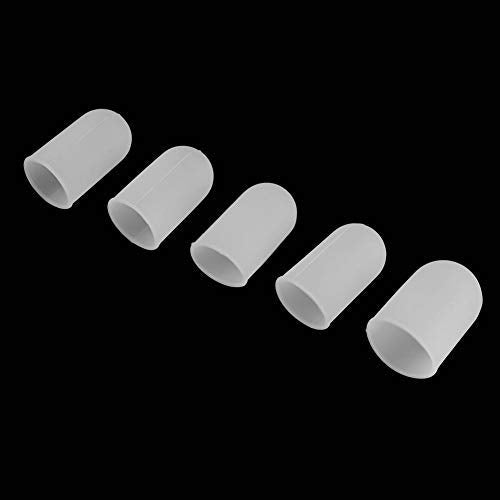 5pcs Silicone Finger Protector Thumbs Cover Fingertip Gloves for Heat Cooking Baking Barbecue B - NewNest Australia