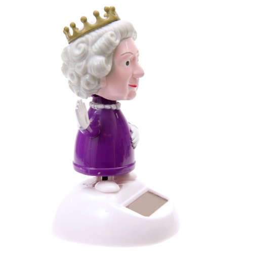 NewNest Australia - Puckator FF30 Solar-Powered Dancing Queen Ornament, 8 cm L x 8 cm W x 10 cm H, Purple 