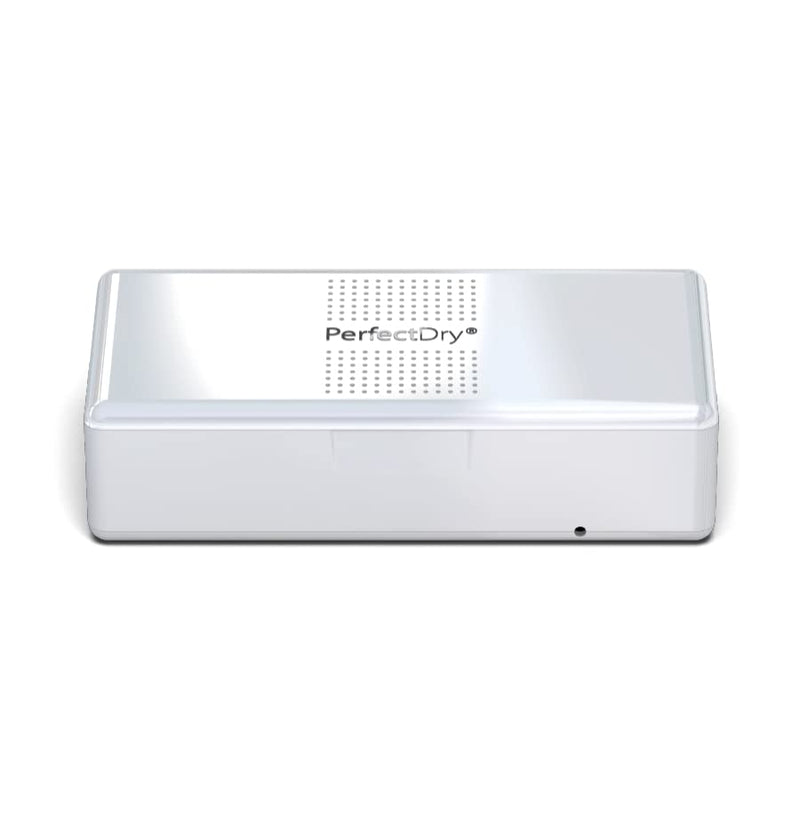 Audinell Perfectdry Electronic Hearing Aid Dry Box - Spacious Size - Dehumidifier Hearing Aids - Removes Sweat And Moisture - With Temperature Control - Dryer White - NewNest Australia