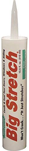 Sashco 10006 100 Percent Acrylic Latex Big Stretch High Performance Caulk, 10.5oz Cartridge, Clear - NewNest Australia