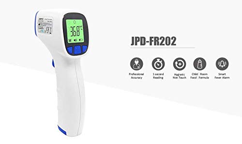 Digital Thermometer Non-Contact Infrared Thermometer Suitable for Adults and Baby, Instant Reading Indoor and Outdoor Use, LCD Screen, Readings Storage, Ear and Forehead Non-Contact - NewNest Australia
