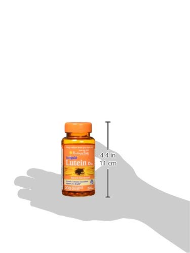 Lutein 6 Mg with Zeaxanthin Supports Eye Health, 200 Count by Puritan's Pride - NewNest Australia