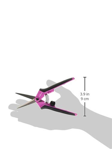 Hydrofarm HGPL400P Precision Pruner, Small, Pink Straight Stainless Steel - NewNest Australia