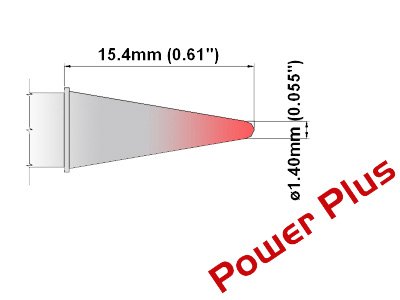 Thermaltronics M8CS014H Conical Sharp 1.4mm (0.055in), Power Plus - NewNest Australia