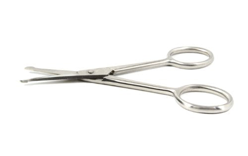 blueINOX nose scissors/beard scissors/ear hair scissors with straight cutting edge 10cm stainless steel - NewNest Australia
