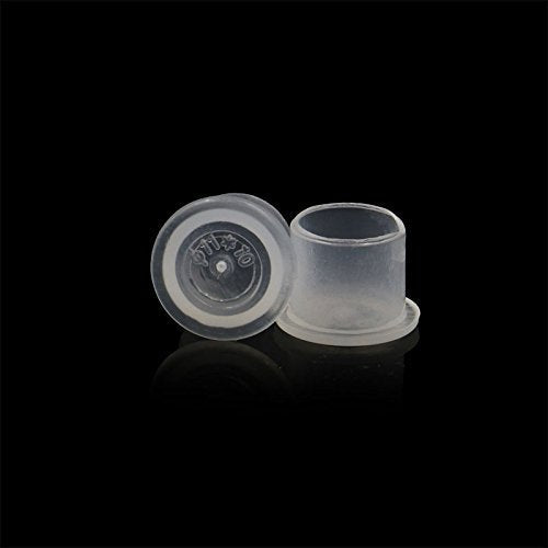 Tattoo Ink Caps-Yuelong 300pcs Tattoo Ink Cups With Base White, Mixed Sizes #11 Small #14 Medium #17 Large for Tattoo ink,Tattoo Supplies,Tattoo Kits 300 Piece Assortment - NewNest Australia