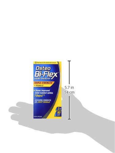 Osteo Bi-Flex Triple Strength(5) with Vitamin D Glucosamine Chondroitin Joint Health Supplement, Coated Tablets, 80 Count 80 Count (Pack of 1) - NewNest Australia