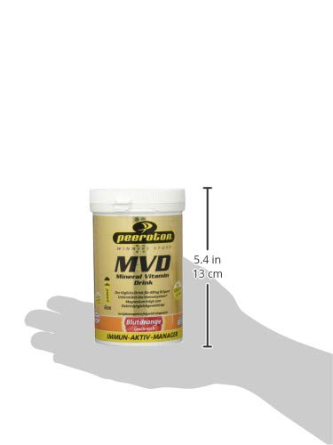 Peeroton Mvd Mineral Vitamin Drink - Blood Orange, Electrolyte Powder With 5 Essential Electrolytes Plus Zinc, Magnesium And Vitamin C - Take Regularly And Strengthen The Immune System, 300 G - NewNest Australia