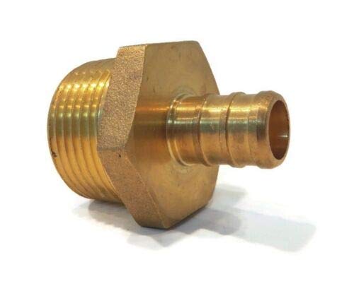 1/2" x 3/4" Male NPT, Brass, Threaded Adapter PEX Fitting for SharkBite UC116LF - NewNest Australia