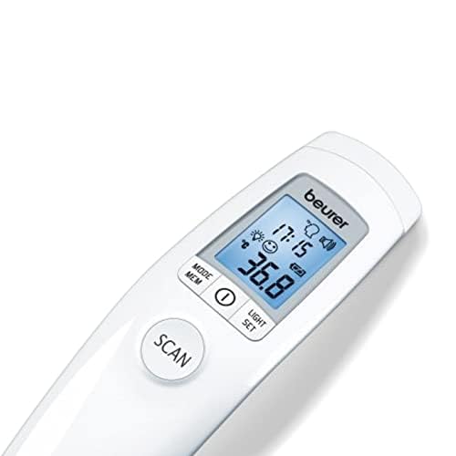 Beurer Ft 90 Contactless Digital Infrared Fever Thermometer / Baby Thermometer / For Easy Measurement On The Forehead For Adults And Children / Digital Display / With Battery, 1 Piece (Pack Of 1) - NewNest Australia