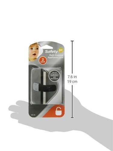Safety 1st Multi-Purpose Appliance Lock Decor, 2-Count (Packaging May Vary) 2 Count (Pack of 1) - NewNest Australia