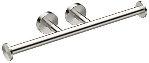 Gatco 4643A Glam Double Toilet Paper Holder, Satin Nickel - NewNest Australia