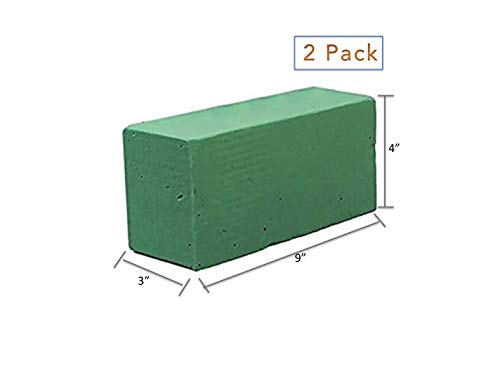 Floral Foam Blocks | Florist Flower Styrofoam Green Bricks Applied Dry or Wet | Set of 2 - NewNest Australia