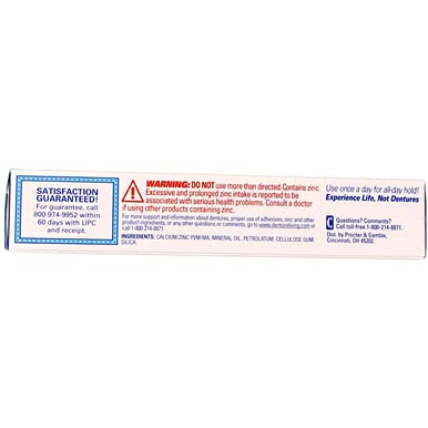 Fixodent Free Denture Adhesive Cream 2.40 oz (Pack of 5) - NewNest Australia