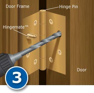 Door Hinge Security Pins / Screws / Stud, 3-Pack Kit - NewNest Australia