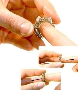 Chi-Enterprise Premium Massage Ring Set For The Fingers | Anti Stress - Acupressure Ring - Antistress Ring | Acupressure Ring - Anxiety Ring | 10 Rings (Gold And Silver, Large) - NewNest Australia