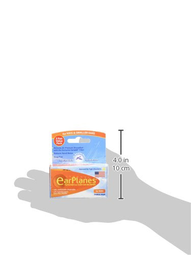 Original Children's EarPlanes by Cirrus Healthcare Ear Plugs Airplane Travel Ear Protection 3 Pair BONUS VALUE PACK - NewNest Australia