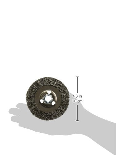 BOSCH WB569 4-Inch Crimped Carbon Steel Wire Wheel, 5/8-Inch x 11 Thread Arbor - NewNest Australia