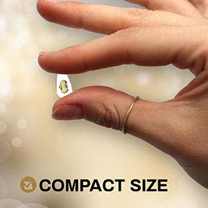 Premium Grade Soft Silicone Nose Pads Compatible with Ray Ban Aviator | Replacement Certain RB Aviator | Gold Colour | Inserts | 1 Pair | by Sports World Vision - NewNest Australia