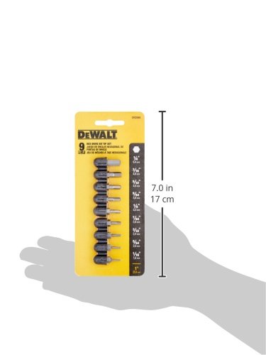 DEWALT Hex Bit Set, 9-Piece (DW2068) - NewNest Australia