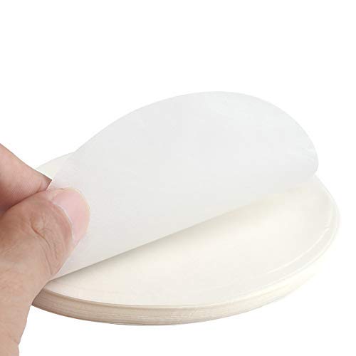 GWHOLE 500 Pack of Restaurant-Grade Non-Stick Hamburger Patty Paper Round Wax Paper, 4.5'' Dia - NewNest Australia