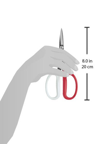 Clauss 33373 Stainless Steel Trimmers with Long Shank and Short Cut Length, 8" Sharp - NewNest Australia