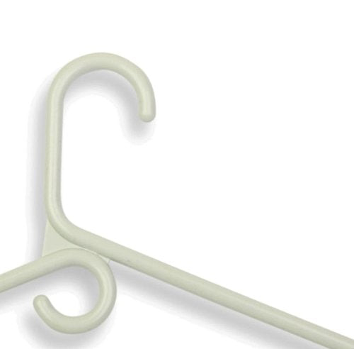 NewNest Australia - Honey-Can-Do HNG-01178 Super Heavyweight Hangers, 3-Pack, White, 86-Gram 