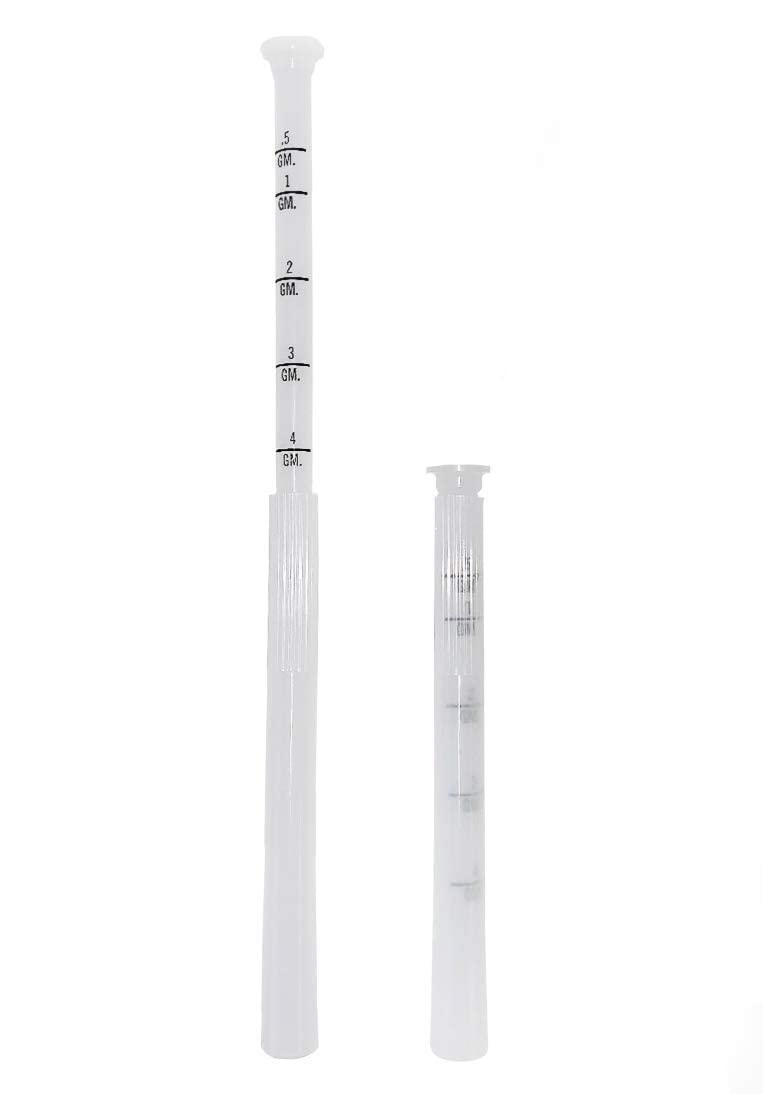 Disposable Plastic Vaginal Applicator Pack: Hygienic Threaded Injector Applicators to Fit Preseed Lubricant, Estrace, Personal Lube and OTC Gel or Cream Products - With Dosage Measurements - 30 Pack - NewNest Australia