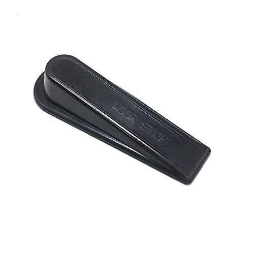 DragonFruitee Heavy Duty Door Stoppers, Rubber Door Wedge Anti-Slip Door Stopper Designed for Most Floor Surfaces - Ideal for Office, Home, Kitchen Door ( Pack of 2) - Black - NewNest Australia