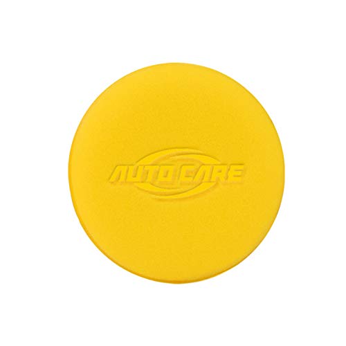 Autocare Car Wax Applicator/Round Shaped Sponge/Cars Wax Applicator Foam Sponge Ultra-Soft Cleaning Tool,(Yellow, 4" Diameter, Pack of 6) - NewNest Australia