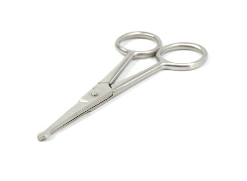 blueINOX nose scissors/beard scissors/ear hair scissors with straight cutting edge 10cm stainless steel - NewNest Australia