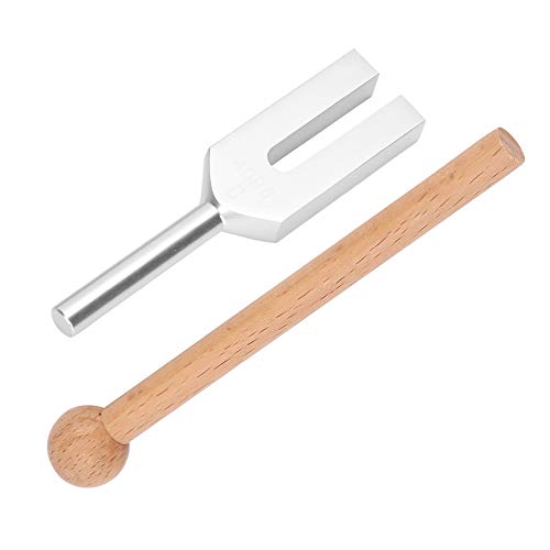 Zjchao 4096Hz High Frequency Tuning Fork, Medical Aluminum Alloy Tuning Fork, High Frequency Tuning Fork With Wooden Hammer And Vibrating Sound Therapy Tool For Flannel Bag - NewNest Australia