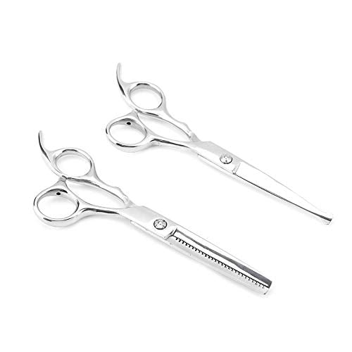 Professional Hair Cutting Thinning Scissors Set Round Head Scissors Baby Hairdressing Scissors Set for Baby Children (Red) Red - NewNest Australia