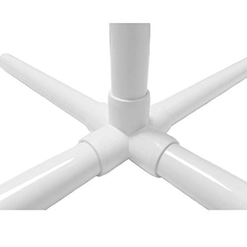 SELLERS360 5Way 1/2 inch Tee PVC Fittings Corner Cross Elbow 45 90 Degree for Greenhouse Shed Pipe, Tent Connection, Furniture Build Grade SCH40 [Pack of 12] - NewNest Australia