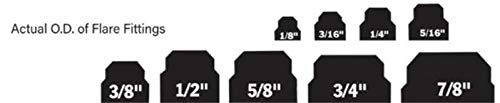 Anderson Metals 54046-0808 Brass Tube Fitting, Coupling, 1/2" Flare x 1/2" Female Pipe - NewNest Australia