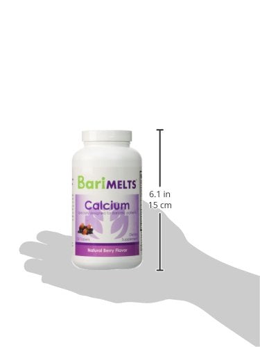 BariMelts Calcium Citrate, Dissolvable Bariatric Vitamins, Natural Berry Flavor, 120 Fast Melting Tablets - NewNest Australia