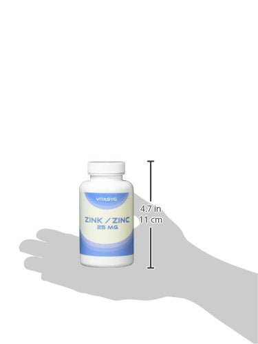 Zinc 25mg - 365 tablets - Zinc Gluconate - 12 month supply - just one tablet daily single - NewNest Australia