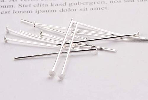 LASSUM 330 PCS Silver Plated Head Pins Findings, 32mm Head Pins DIY Jewelry Making - NewNest Australia