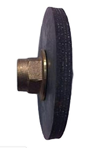 Pro Parts Plus 4" Force Disc Curb Plunger - Reinforced Rubber - 1/2" IPS Brass Holder - NewNest Australia