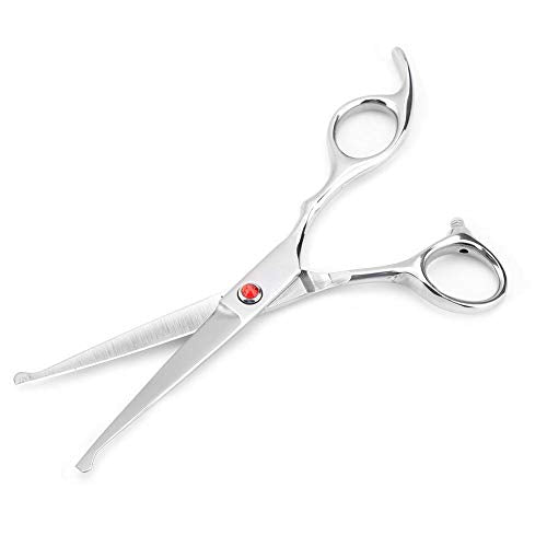 Professional Hair Cutting Thinning Scissors Set Round Head Scissors Baby Hairdressing Scissors Set for Baby Children (Red) Red - NewNest Australia
