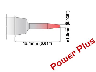 Thermaltronics M7CS151H Conical Sharp 1.0mm (0.04in), Power Plus - NewNest Australia