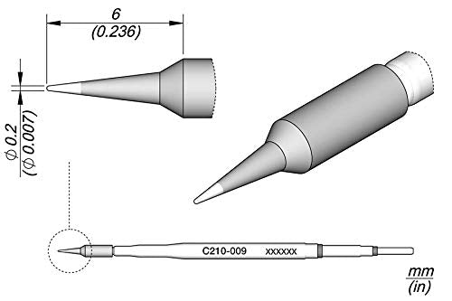 JBC C210009 Cartridge Conical 0.2mm - NewNest Australia