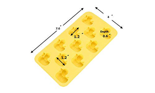 NewNest Australia - Funny Shaped Silicone Mold For Chocolate, Ice Cube Tray Party and Favors (Duck) Duck 