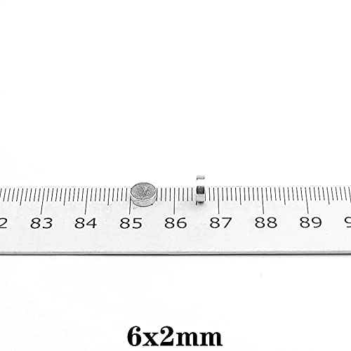 100pcs 6x2mm Mini Small Circular Magnets Strong 6mmx2mm Fridge N35 Neodymium Magnet disc 6x2mm Permanent NdFeB Magnets 6*2 - NewNest Australia