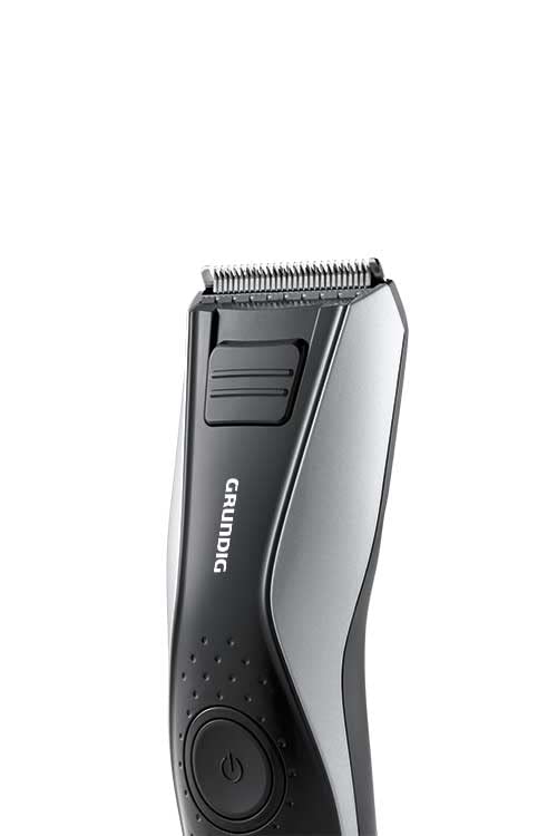GRUNDIG MC6840 hair and beard trimmer, battery/mains, LED, black, silver, cutting length up to 30 mm single - NewNest Australia