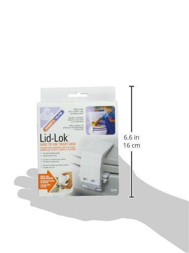 Mommy's Helper Lid-Lok Toilet Seat Safety Latch, White, 1-Pack PACK OF ONE (1) - NewNest Australia