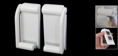 uxcell Plastic Adjustable Magnet Toilet Paper Tissue Holder Bracket White - NewNest Australia