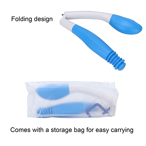 Bottom Wiper Toilet Aids, 15.7in Long Reach Personal Wiping Aid, Foldable Toilet Aid Wiper Comfort Wiper Tissue Grip Aid Toilet Assist Tool for Limited Mobility Elderly - NewNest Australia