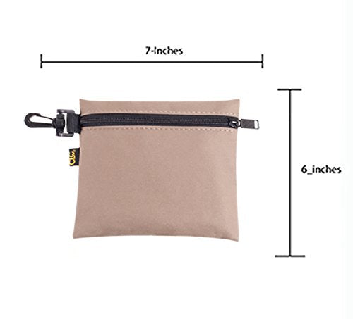CLC Custom Leathercraft 1100 Multi-Purpose Clip-on Zippered Poly Bags, 3 Pack Pack of 1 - NewNest Australia